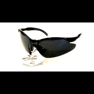 Xloop jr size black frame black wrap lens